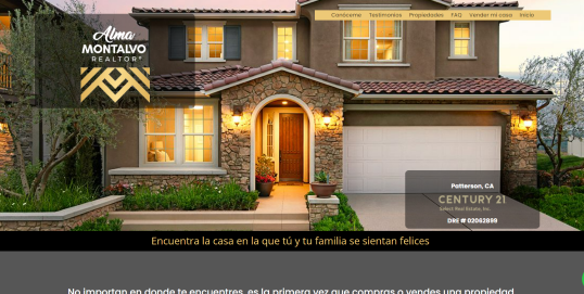 Alma Montalvo Website